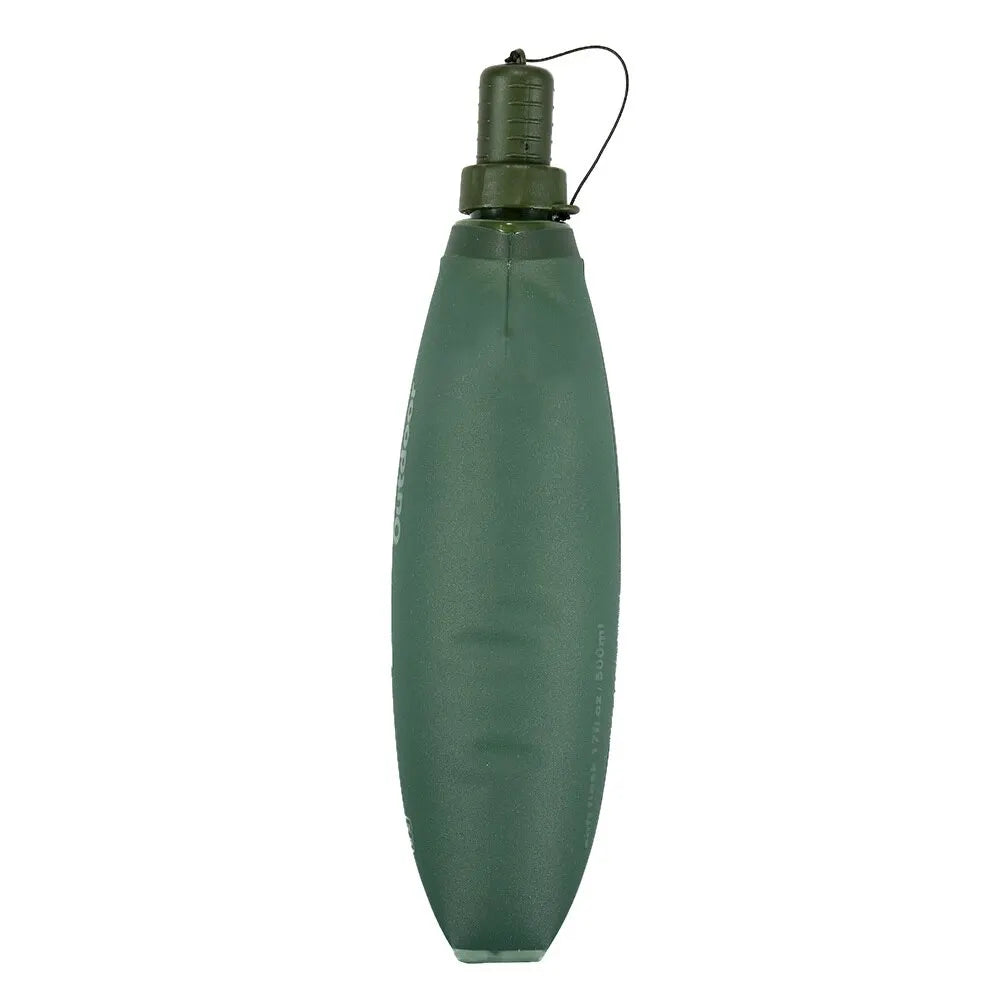 500ml Outdoor Sport Bottle Folding Soft Flask Water Bottle for Running Camping Hiking Bicycle Fitness Water Bag