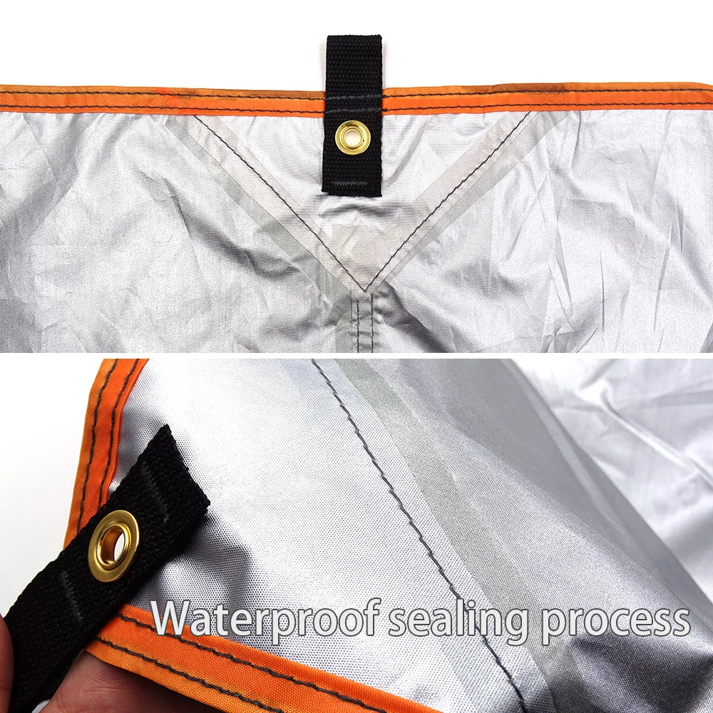 5x3m 4x3m 3x3m Waterproof Tarp Tent Shade Ultralight Garden Canopy Sunshade Outdoor Camping Awning Tourist Beach Sun Shelter 4x4