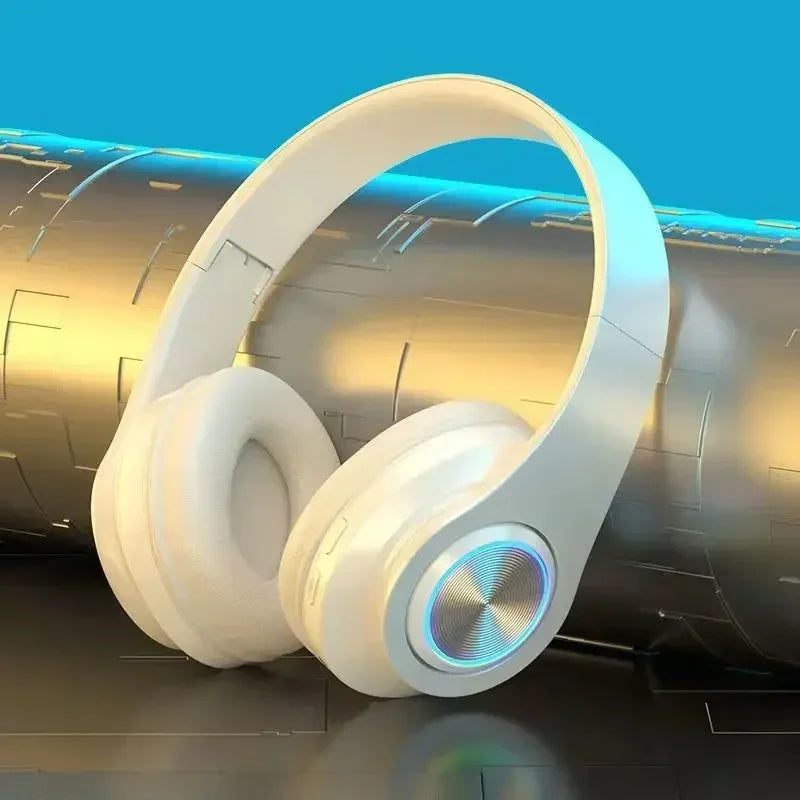 New Wireless Bluetooth Headphones with RGB Colorful Lights Headset