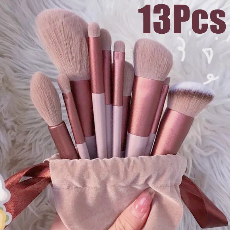 13 PCS Makeup Brushes Set soft makeup tool set