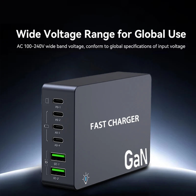 990W Multi Port Quick Charger