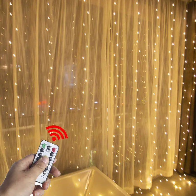 remote control LED Curtain Lights decor