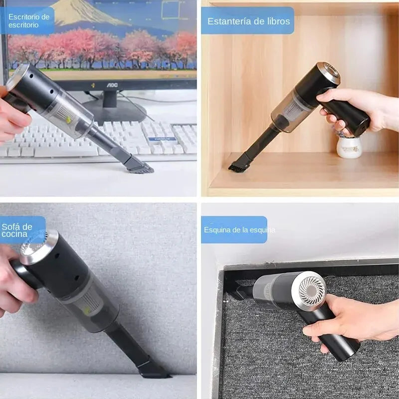 portable Wireless Car Vacuum Cleaner USB Charging 1200mAh