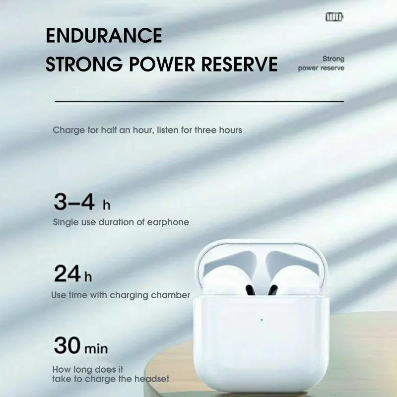 Wireless Headphones Earphone Bluetooth Pro4 Earbuds