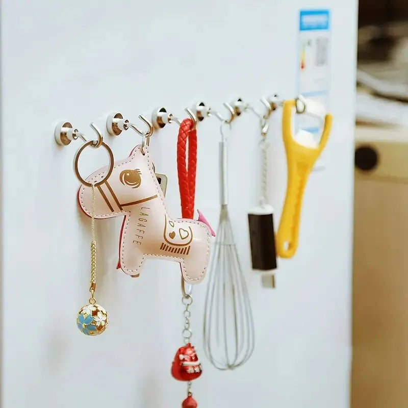10Pcs Strong Magnetic Hooks for multipurpose storage