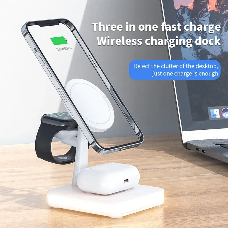 3 in 1 Fast Wireless Charging Stand