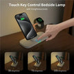 4 In 1 Magnetic Wireless Charger Stand with LED Night Light Lamp