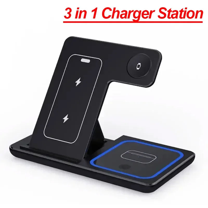 3 in 1 Foldable Wireless Charging Station