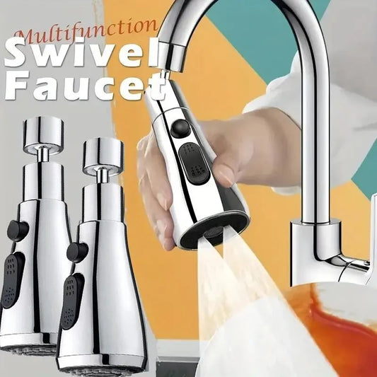 1pc Home Extended Shower Spray Filter with three modes