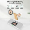 4 In 1 Magnetic Wireless Charger Stand with LED Night Light Lamp