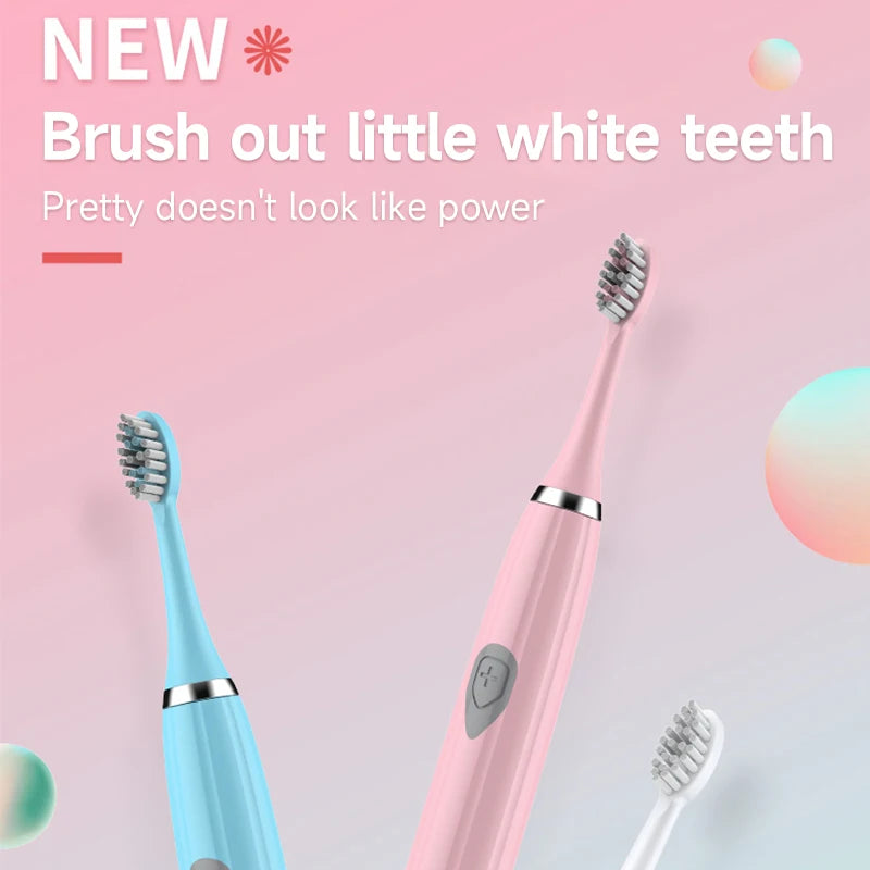 Electric Toothbrush Portable Battery Endurance IPX6 Waterproof Effective Oral Care