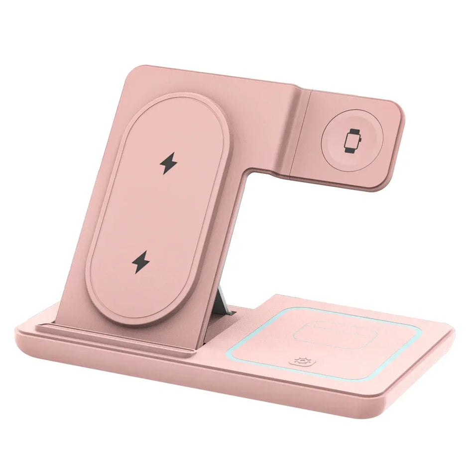 3 in 1 Foldable Wireless Charger Stand