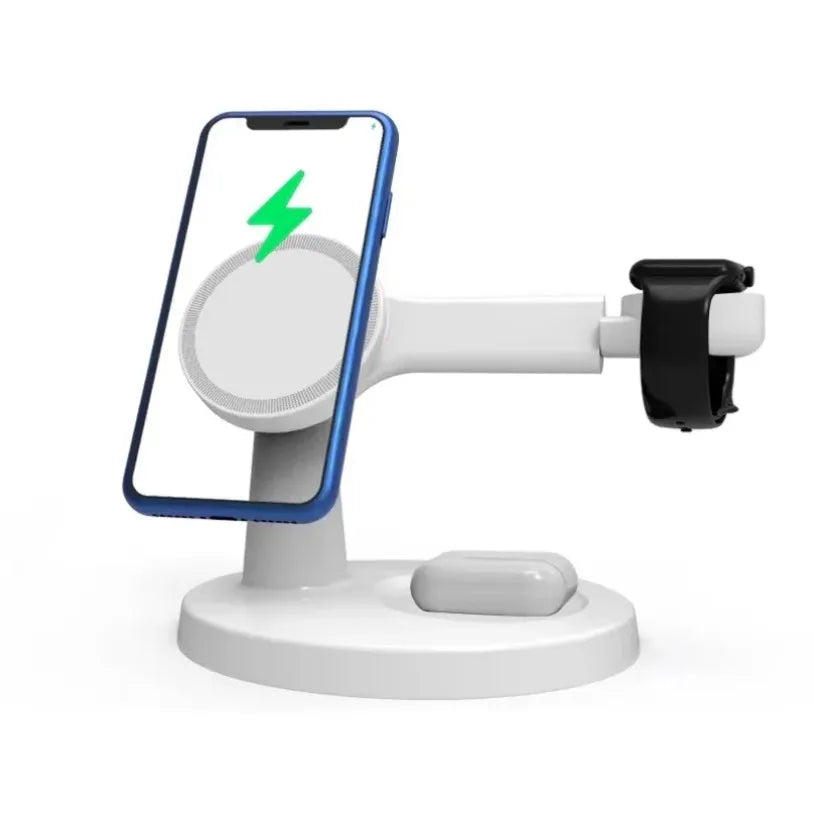Wireless 3 In 1 Magnetic Charger Stand