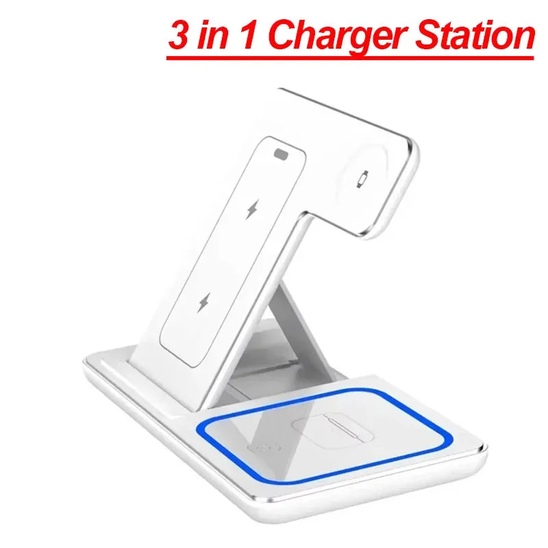 3 in 1 Foldable Wireless Charging Station