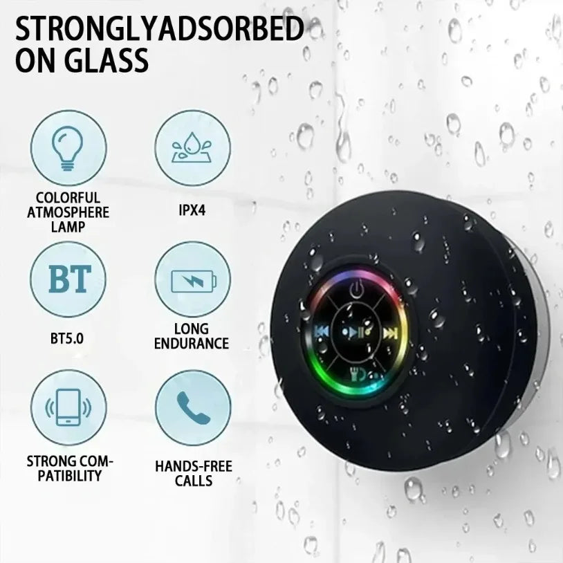 Portable Wireless Bluetooth Speaker LED Waterproof