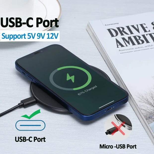Wireless Fast Charging Pad for smartphones