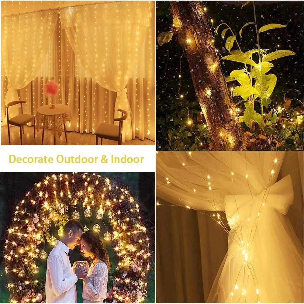remote control LED Curtain Lights decor