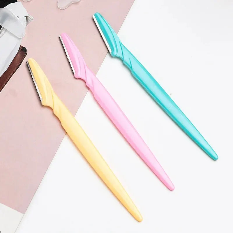 3pcs Eyebrow Razors Multipurpose ExfoliatingTool Face Razor And Eyebrow Shaper For Women Man With Precision Cover