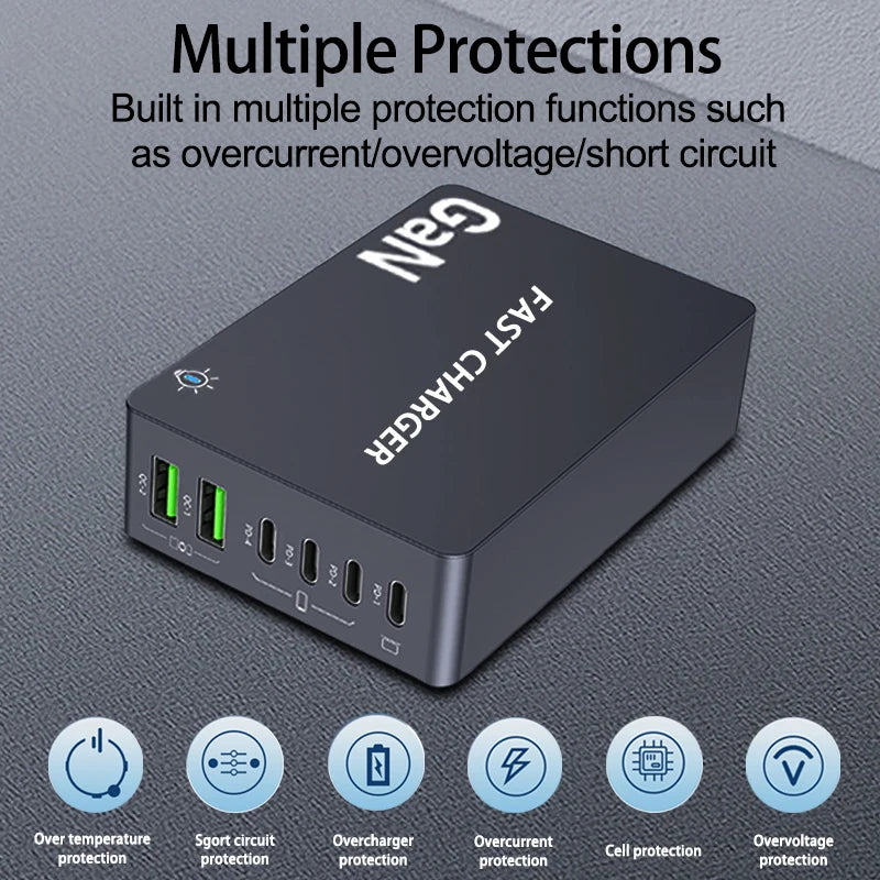 990W Multi Port Quick Charger