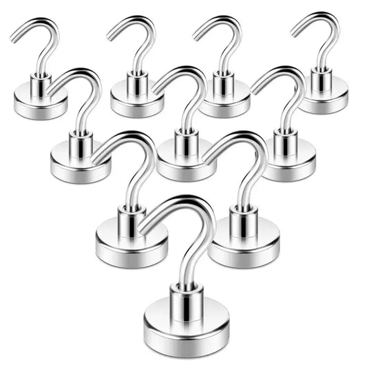 10Pcs Strong Magnetic Hooks for multipurpose storage