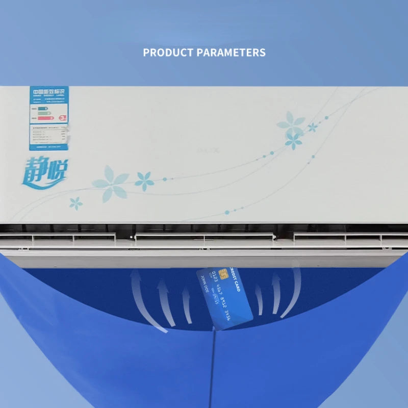 Air Coditioning Cleaning Cover Bag with Water Pipe Home Split Hanging Air Conditioner Tools