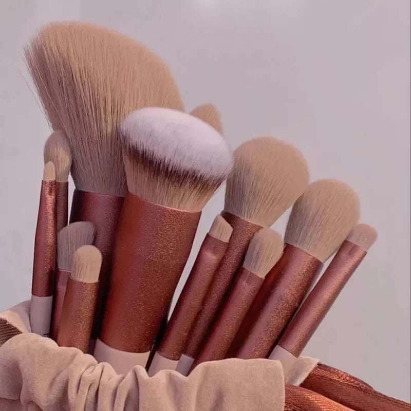 13 PCS Makeup Brushes Set soft makeup tool set