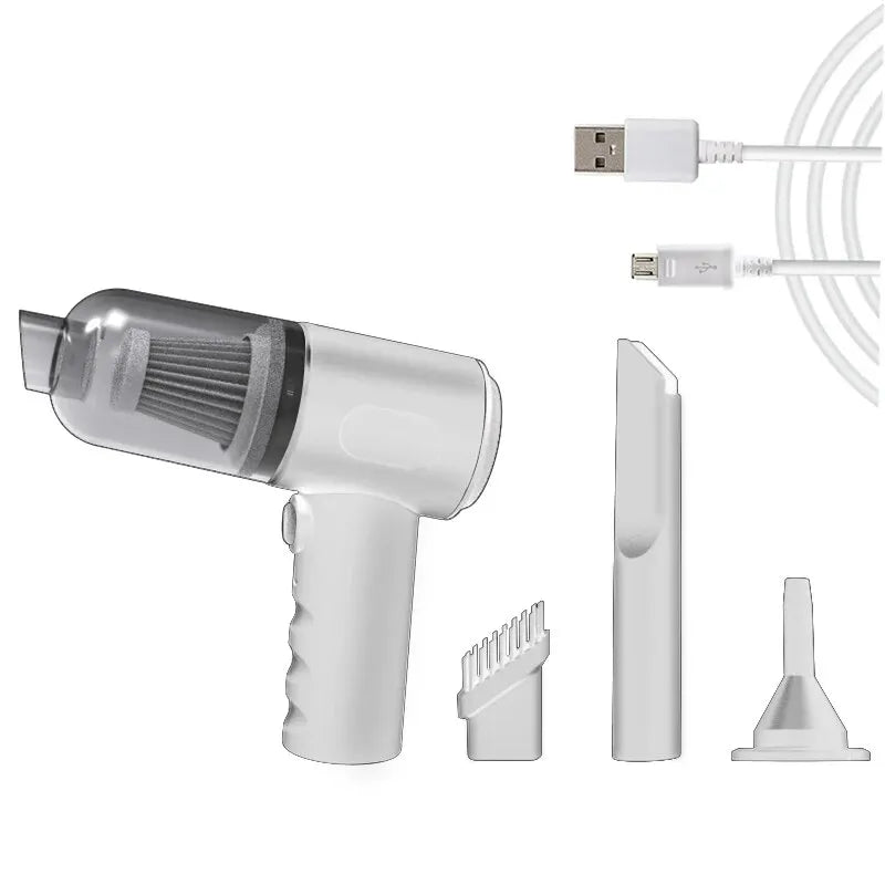portable Wireless Car Vacuum Cleaner USB Charging 1200mAh