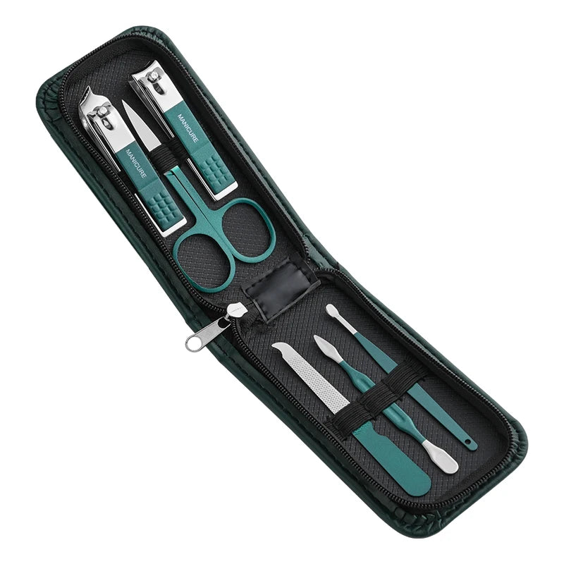 Nail Scissors Set High End Mens And Womens Special Nail Clippers Manicure Beauty Tools 6 Piece Portable