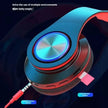New Wireless Bluetooth Headphones with RGB Colorful Lights Headset