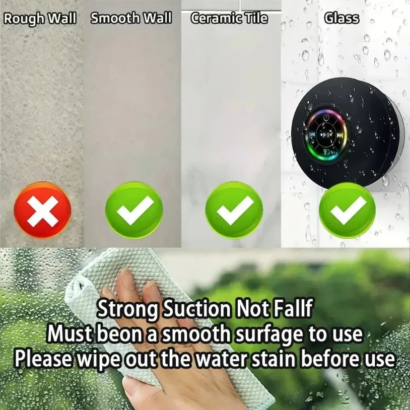 Portable Wireless Bluetooth Speaker LED Waterproof